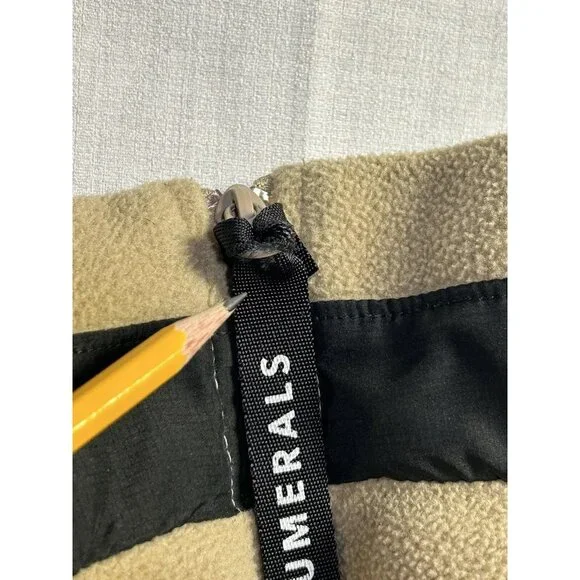 Numerals Urban Fit Beige Fleece Jacket Medium - Picture 11 of 15